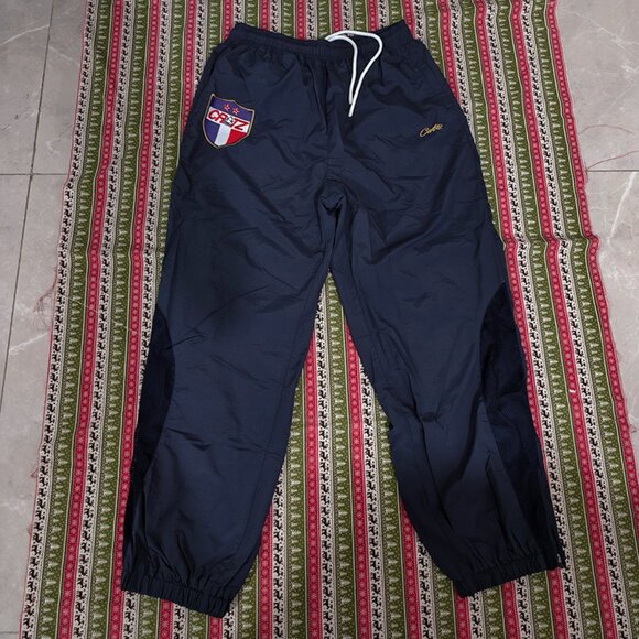 Corteiz Navy Blue Track Pants - Picture 1 of 11